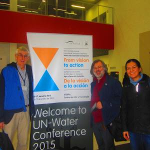 from the left: John Chilton, Fabio Fussi, Sharon Velasquez-Orta